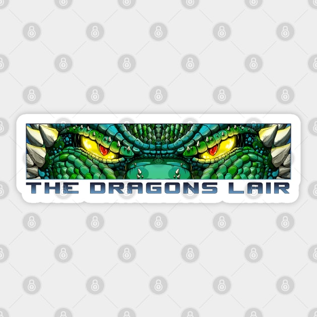 Eyes of the Lair Sticker by Dragonheart Studio